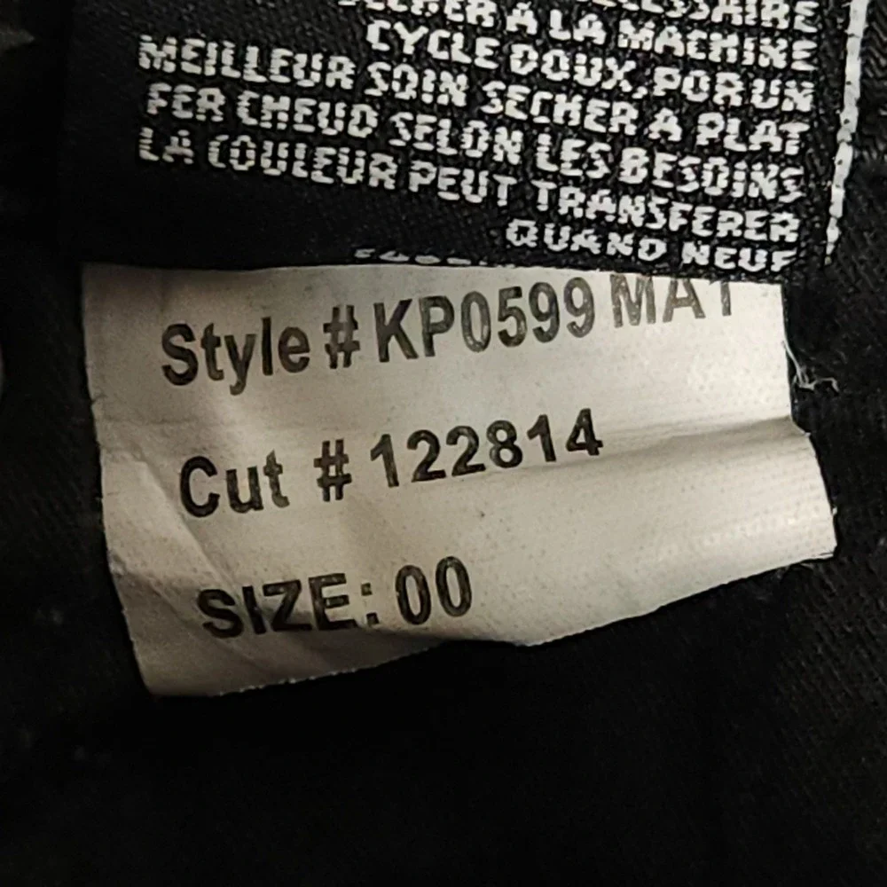 KUT from the Kloth Reese‎ Jeans Women's 00 26x26.5 Mid Rise Button Fly Raw Hem